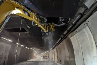 Le plafond défectueux du tunnel routier du Gothard est réparé (archives).